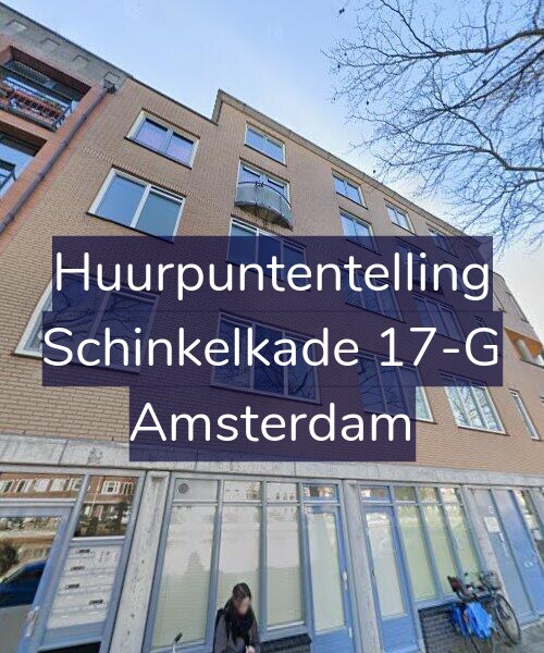 Foto gevel Huurpuntentelling voor Schinkelkade 17-G, Amsterdam