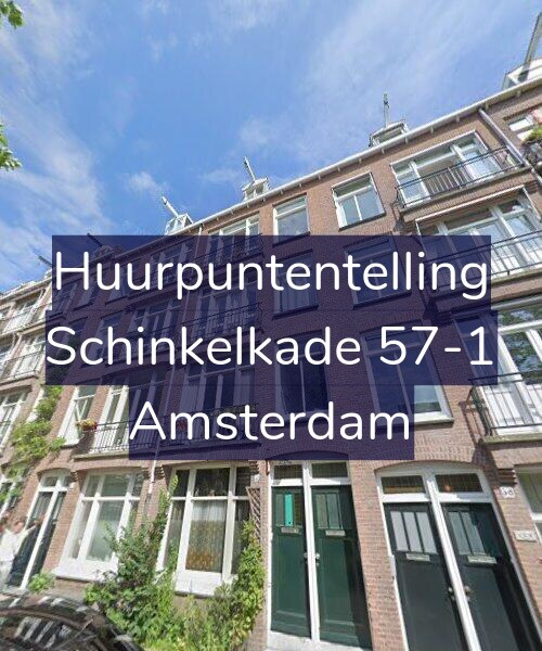 Foto gevel Huurpuntentelling voor Schinkelkade 57-1, Amsterdam