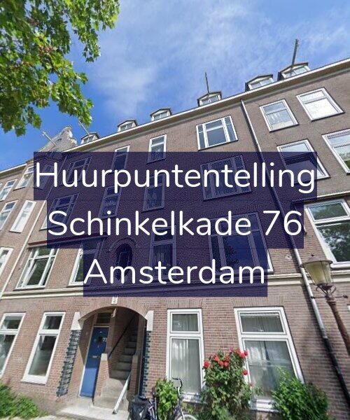 Foto gevel Huurpuntentelling voor Schinkelkade 76, Amsterdam
