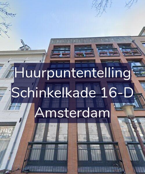 Foto gevel Huurpuntentelling voor Schinkelkade 16-D, Amsterdam