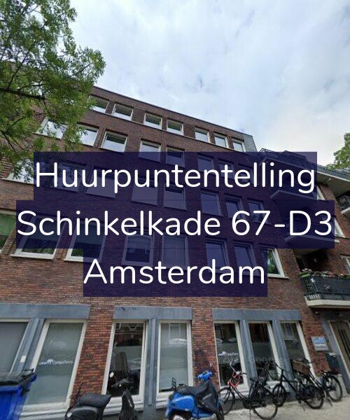 Foto gevel Huurpuntentelling voor Schinkelkade 67-D3, Amsterdam