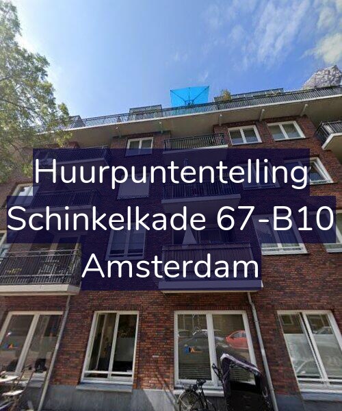Foto gevel Huurpuntentelling voor Schinkelkade 67-B10, Amsterdam