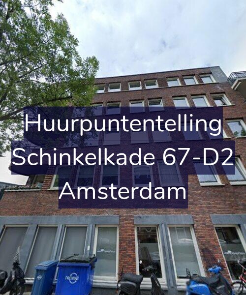 Foto gevel Huurpuntentelling voor Schinkelkade 67-D2, Amsterdam