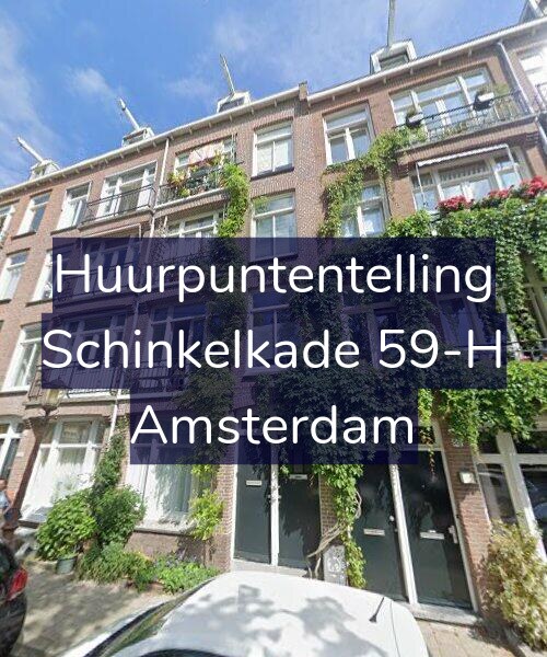 Foto gevel Huurpuntentelling voor Schinkelkade 59-H, Amsterdam