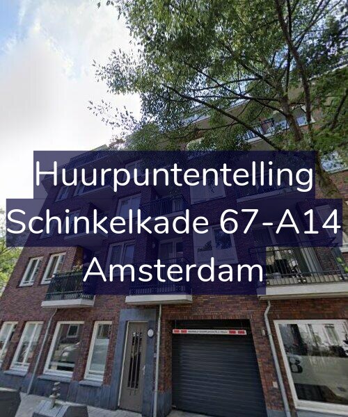 Foto gevel Huurpuntentelling voor Schinkelkade 67-A14, Amsterdam