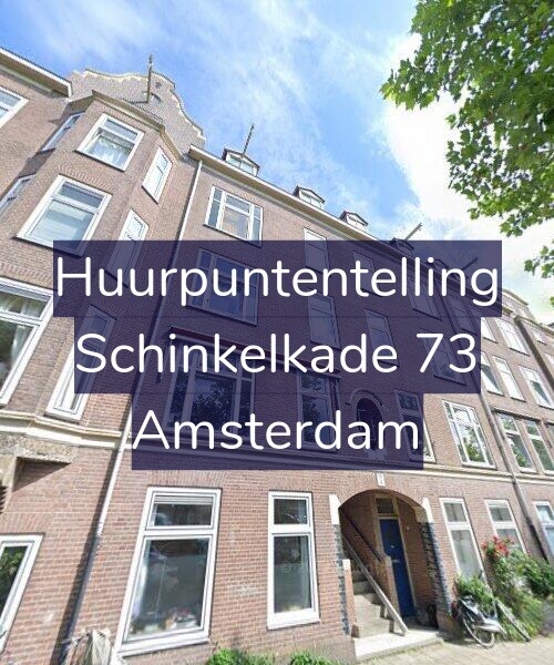 Foto gevel Huurpuntentelling voor Schinkelkade 73, Amsterdam