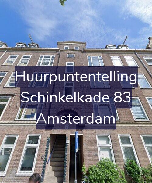Foto gevel Huurpuntentelling voor Schinkelkade 83, Amsterdam