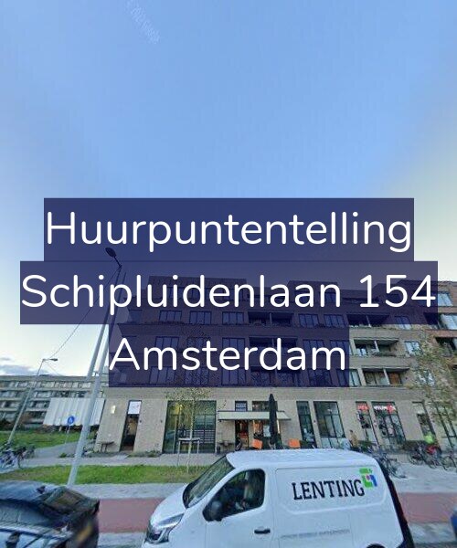 Foto gevel Huurpuntentelling voor Schipluidenlaan 154, Amsterdam