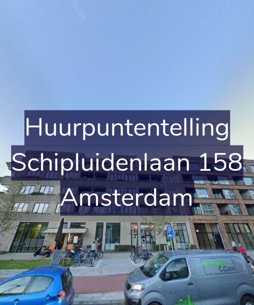 Foto gevel Huurpuntentelling voor Schipluidenlaan 158, Amsterdam
