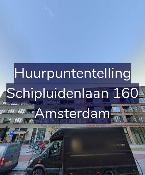Foto gevel Huurpuntentelling voor Schipluidenlaan 160, Amsterdam