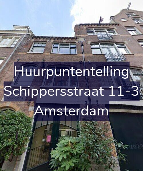 Foto gevel Huurpuntentelling voor Schippersstraat 11-3, Amsterdam
