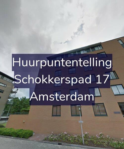 Foto gevel Huurpuntentelling voor Schokkerspad 17, Amsterdam