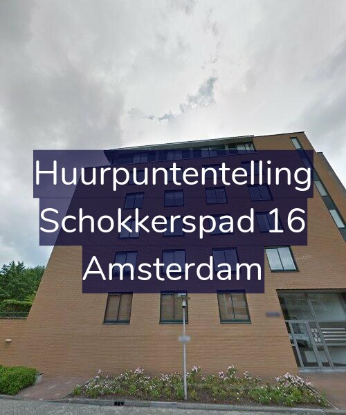 Foto gevel Huurpuntentelling voor Schokkerspad 16, Amsterdam