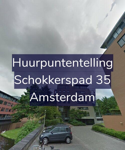 Foto gevel Huurpuntentelling voor Schokkerspad 35, Amsterdam