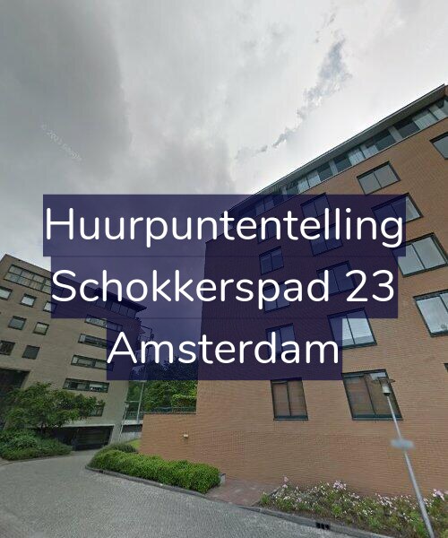 Foto gevel Huurpuntentelling voor Schokkerspad 23, Amsterdam