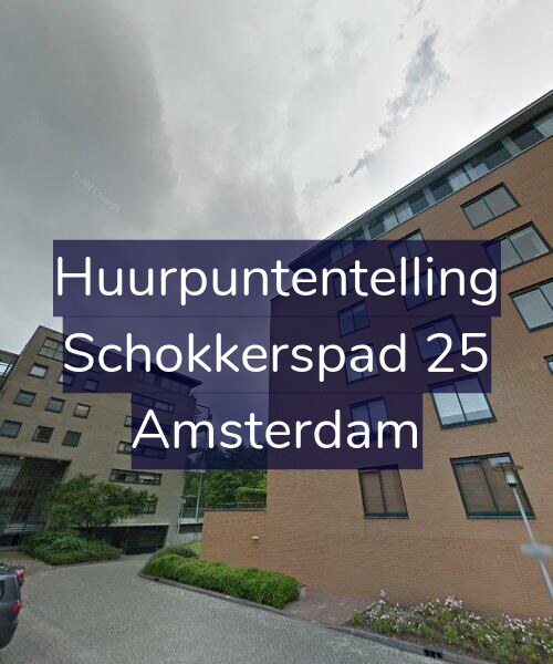 Foto gevel Huurpuntentelling voor Schokkerspad 25, Amsterdam