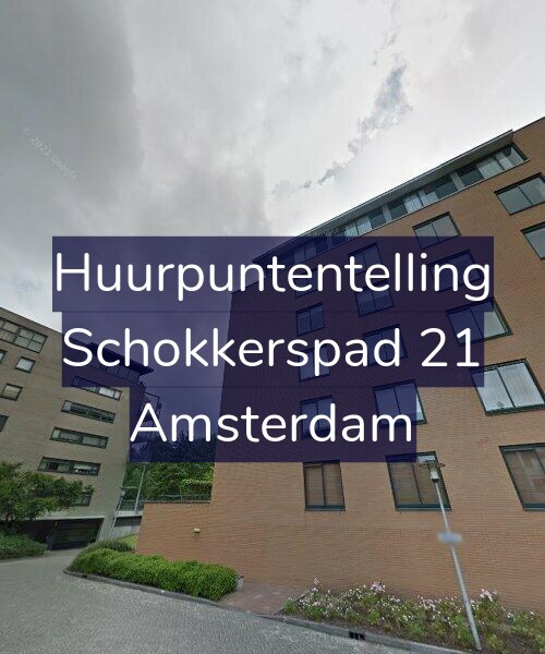 Foto gevel Huurpuntentelling voor Schokkerspad 21, Amsterdam