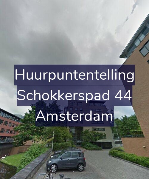 Foto gevel Huurpuntentelling voor Schokkerspad 44, Amsterdam