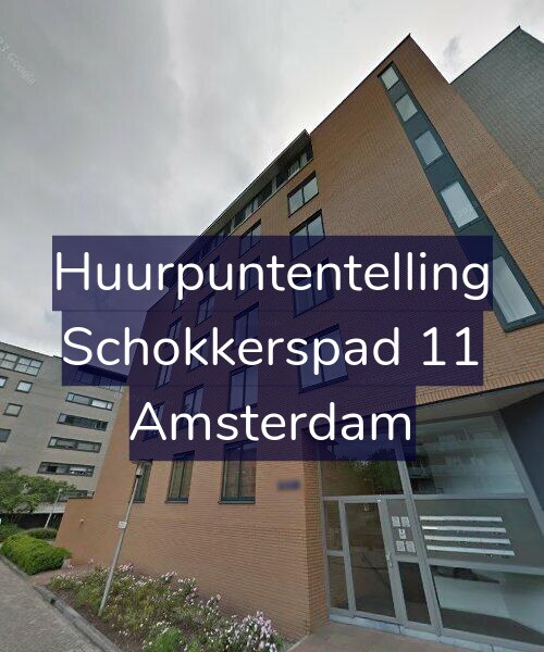 Foto gevel Huurpuntentelling voor Schokkerspad 11, Amsterdam