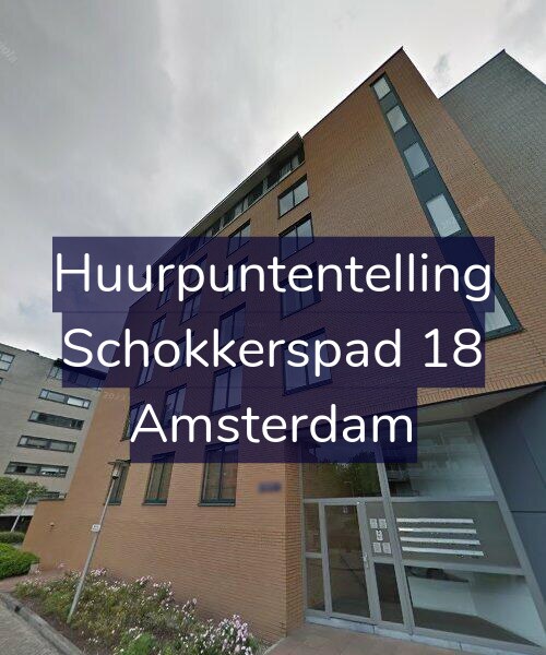 Foto gevel Huurpuntentelling voor Schokkerspad 18, Amsterdam