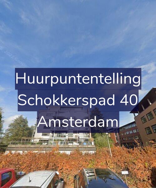 Foto gevel Huurpuntentelling voor Schokkerspad 40, Amsterdam