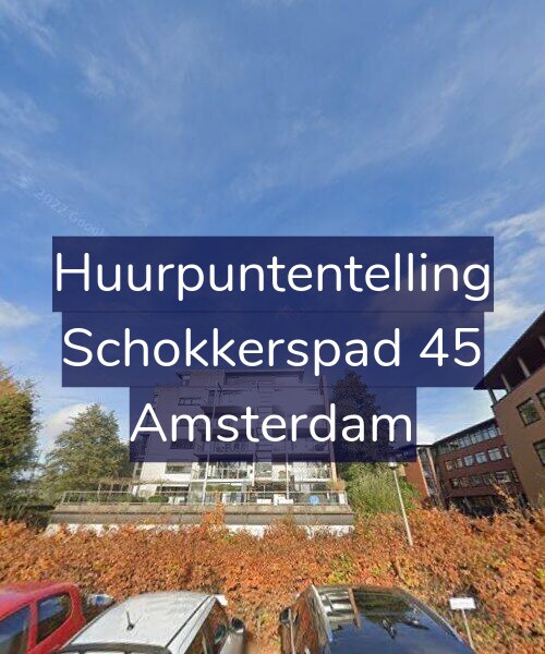 Foto gevel Huurpuntentelling voor Schokkerspad 45, Amsterdam