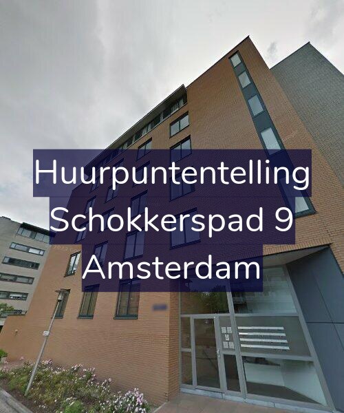 Foto gevel Huurpuntentelling voor Schokkerspad 9, Amsterdam