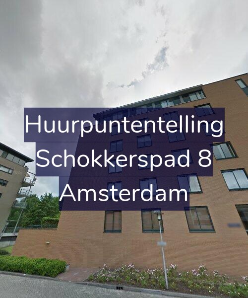 Foto gevel Huurpuntentelling voor Schokkerspad 8, Amsterdam