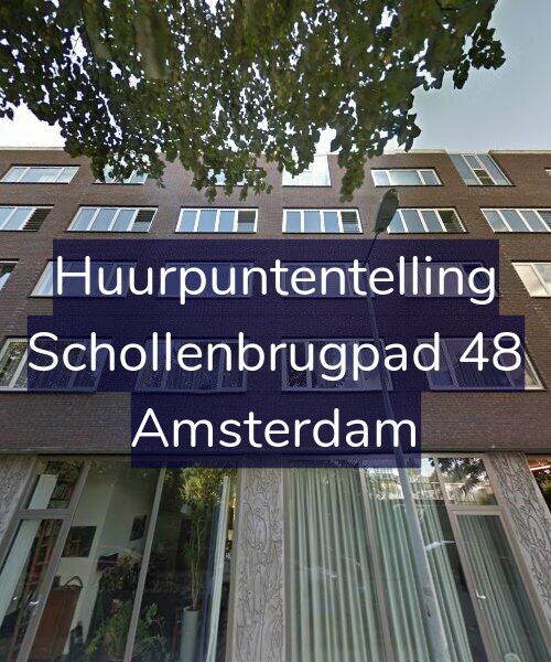 Foto gevel Huurpuntentelling voor Schollenbrugpad 48, Amsterdam