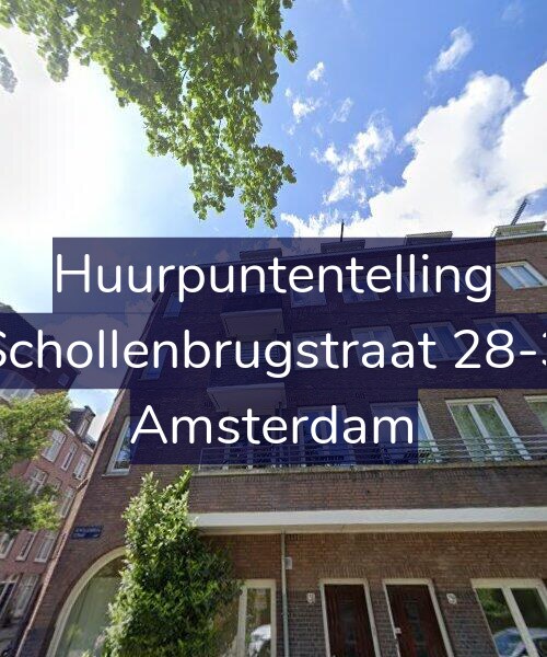Foto gevel Huurpuntentelling voor Schollenbrugstraat 28-3, Amsterdam