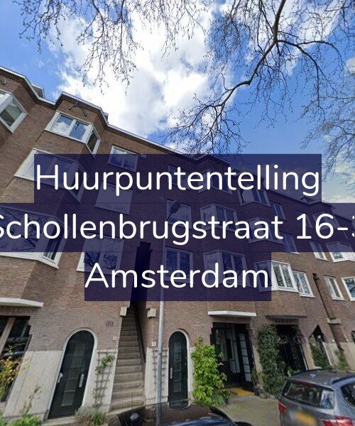 Foto gevel Huurpuntentelling voor Schollenbrugstraat 16-3, Amsterdam