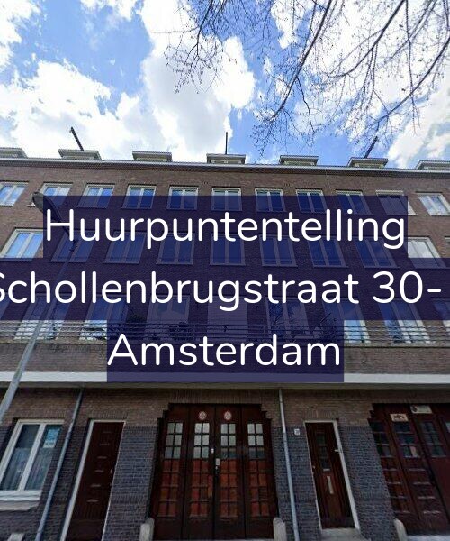 Foto gevel Huurpuntentelling voor Schollenbrugstraat 30-1, Amsterdam