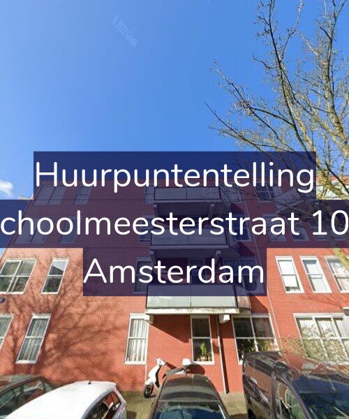 Foto gevel Huurpuntentelling voor Schoolmeesterstraat 100, Amsterdam