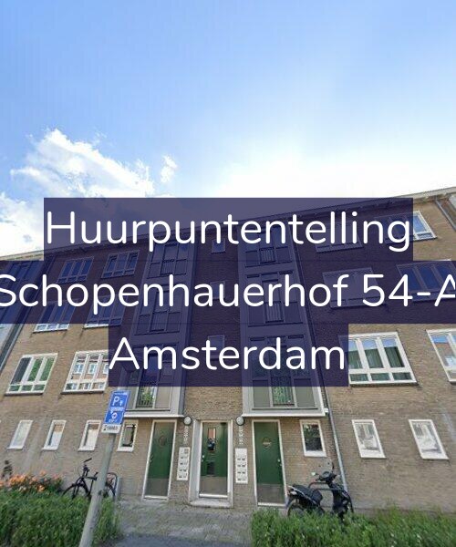 Foto gevel Huurpuntentelling voor Schopenhauerhof 54-A, Amsterdam