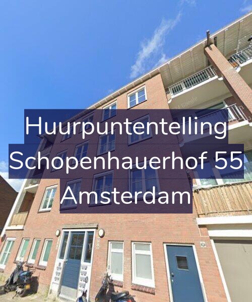Foto gevel Huurpuntentelling voor Schopenhauerhof 55, Amsterdam