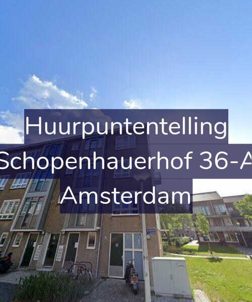 Foto gevel Huurpuntentelling voor Schopenhauerhof 36-A, Amsterdam