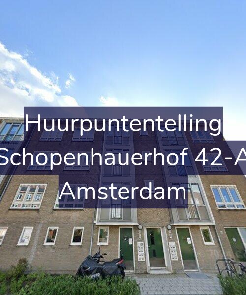 Foto gevel Huurpuntentelling voor Schopenhauerhof 42-A, Amsterdam
