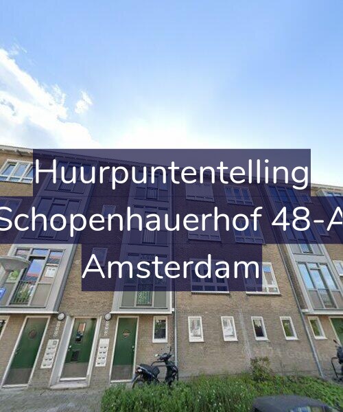 Foto gevel Huurpuntentelling voor Schopenhauerhof 48-A, Amsterdam