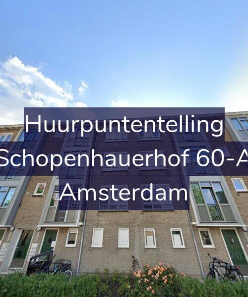 Foto gevel Huurpuntentelling voor Schopenhauerhof 60-A, Amsterdam