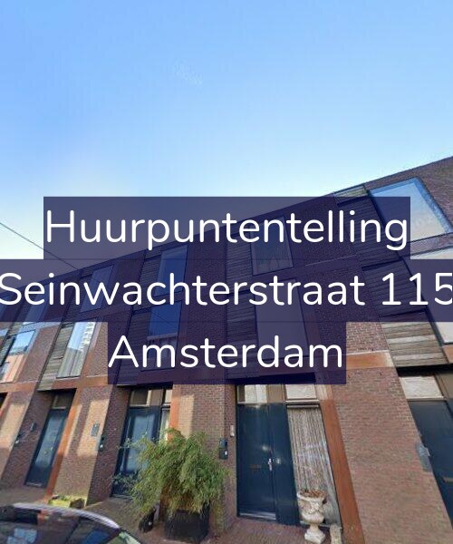 Foto gevel Huurpuntentelling voor Seinwachterstraat 115, Amsterdam