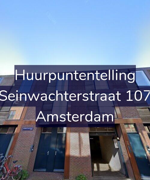 Foto gevel Huurpuntentelling voor Seinwachterstraat 107, Amsterdam