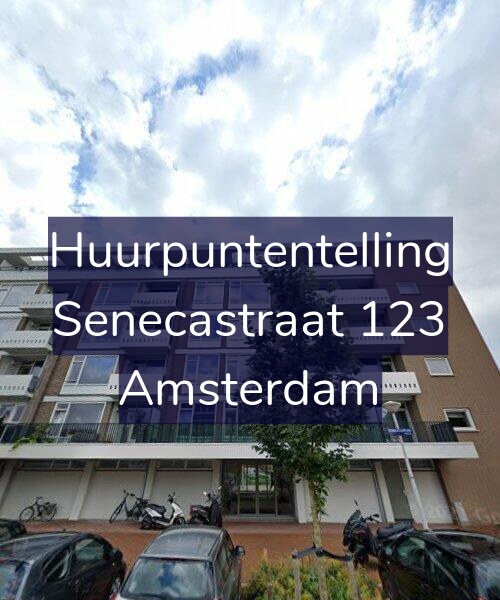 Foto gevel Huurpuntentelling voor Senecastraat 123, Amsterdam