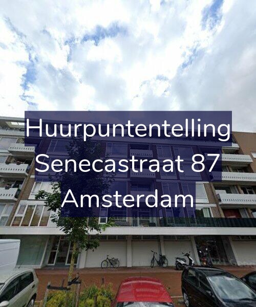 Foto gevel Huurpuntentelling voor Senecastraat 87, Amsterdam