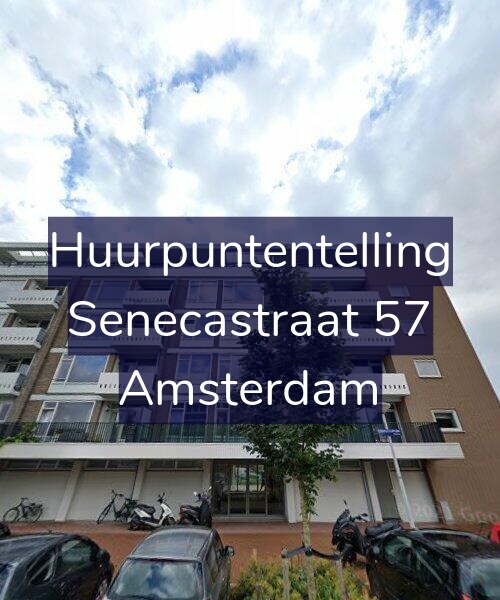 Foto gevel Huurpuntentelling voor Senecastraat 57, Amsterdam