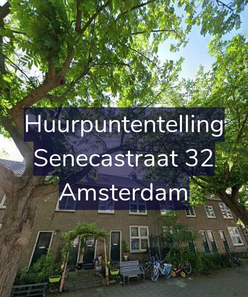 Foto gevel Huurpuntentelling voor Senecastraat 32, Amsterdam