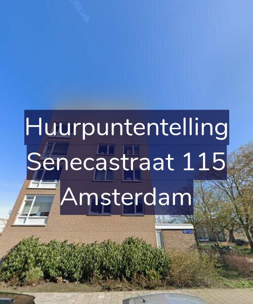Foto gevel Huurpuntentelling voor Senecastraat 115, Amsterdam