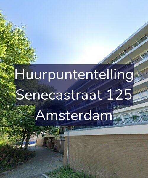 Foto gevel Huurpuntentelling voor Senecastraat 125, Amsterdam
