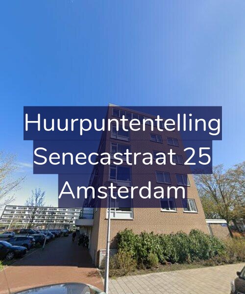 Foto gevel Huurpuntentelling voor Senecastraat 25, Amsterdam