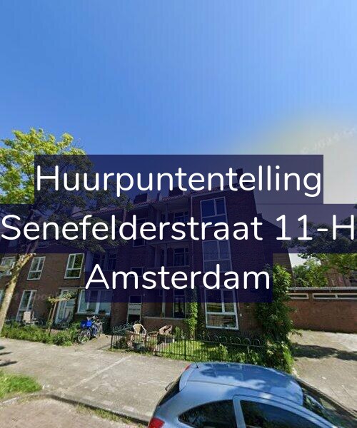 Foto gevel Huurpuntentelling voor Senefelderstraat 11-H, Amsterdam