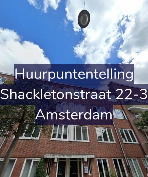 Foto gevel Huurpuntentelling voor Shackletonstraat 22-3, Amsterdam